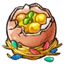 隼鸡蛋黄金丸子