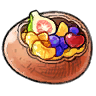 隼鸡蛋烤水果