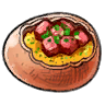 隼鸡蛋烤肉