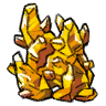 金矿堆