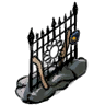 遗迹损毁铁门